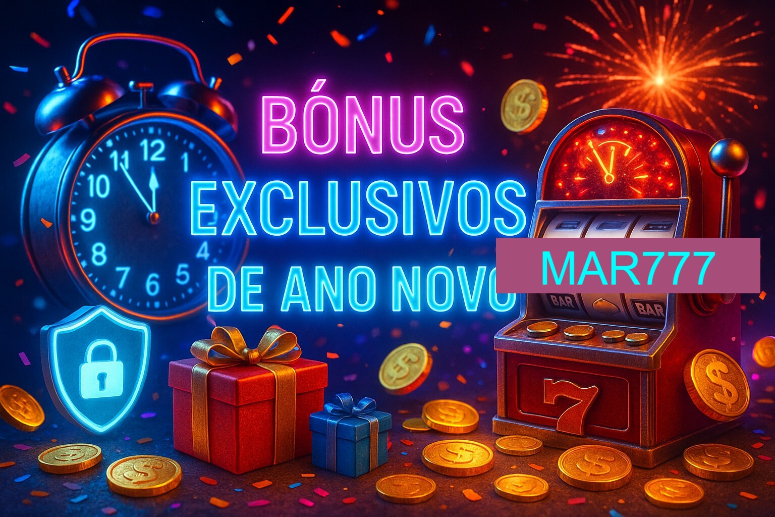 Promoções de Ano Novo no MAR777